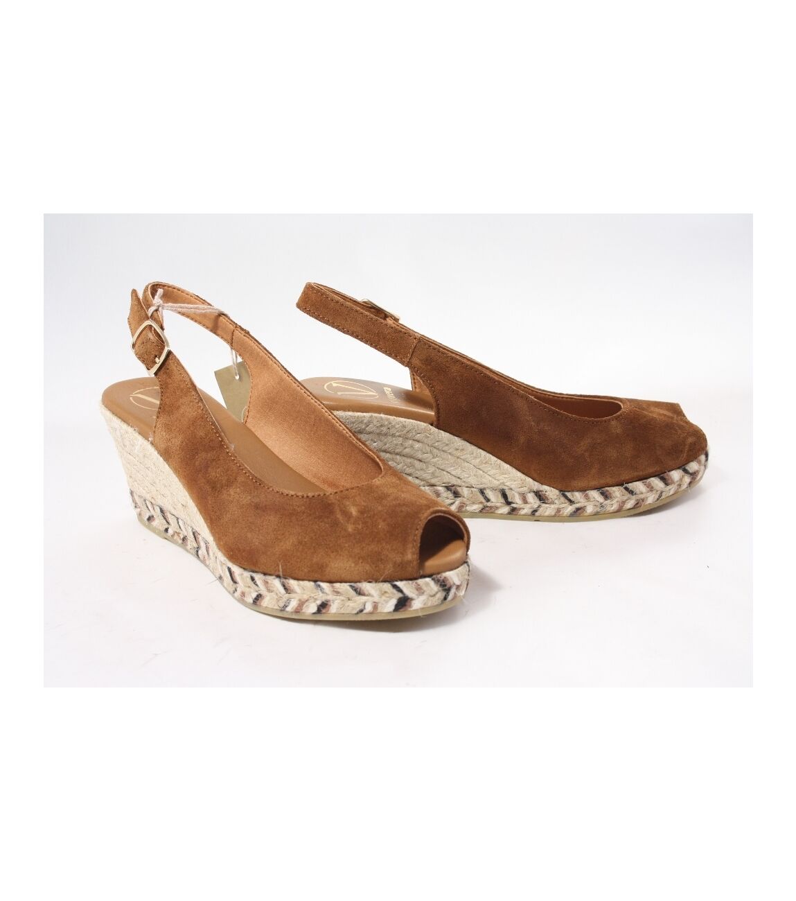 Viguera Dames espadrilles cognac 40