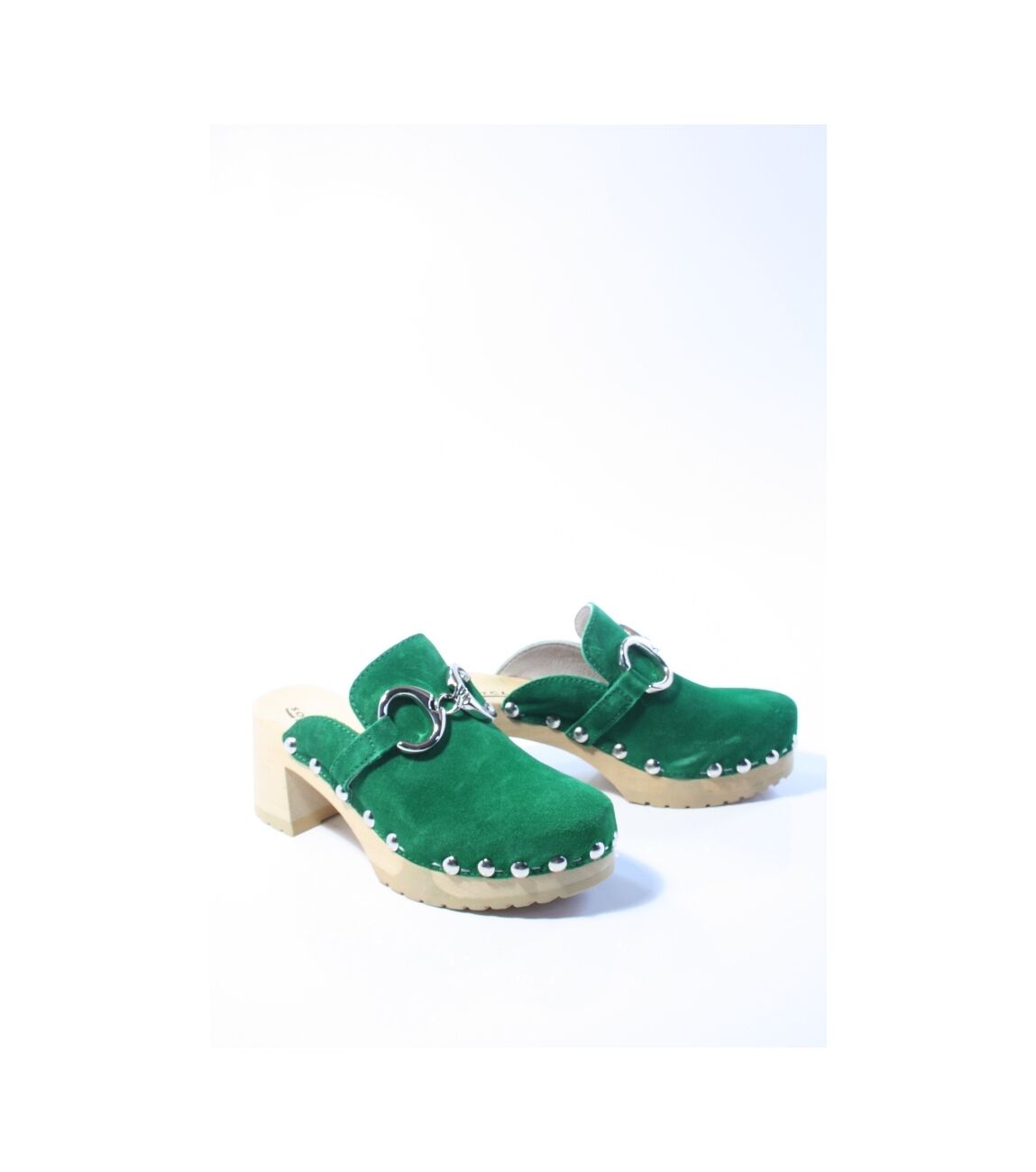 Softclox Dames slippers groen 39