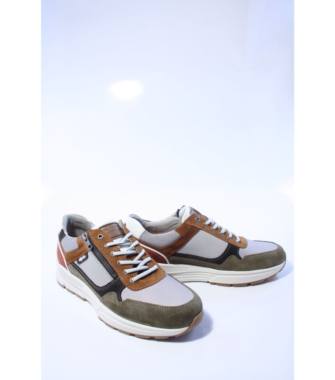 Australian Footwear - Connery Sneakers Grijs - Grey Combi - 45