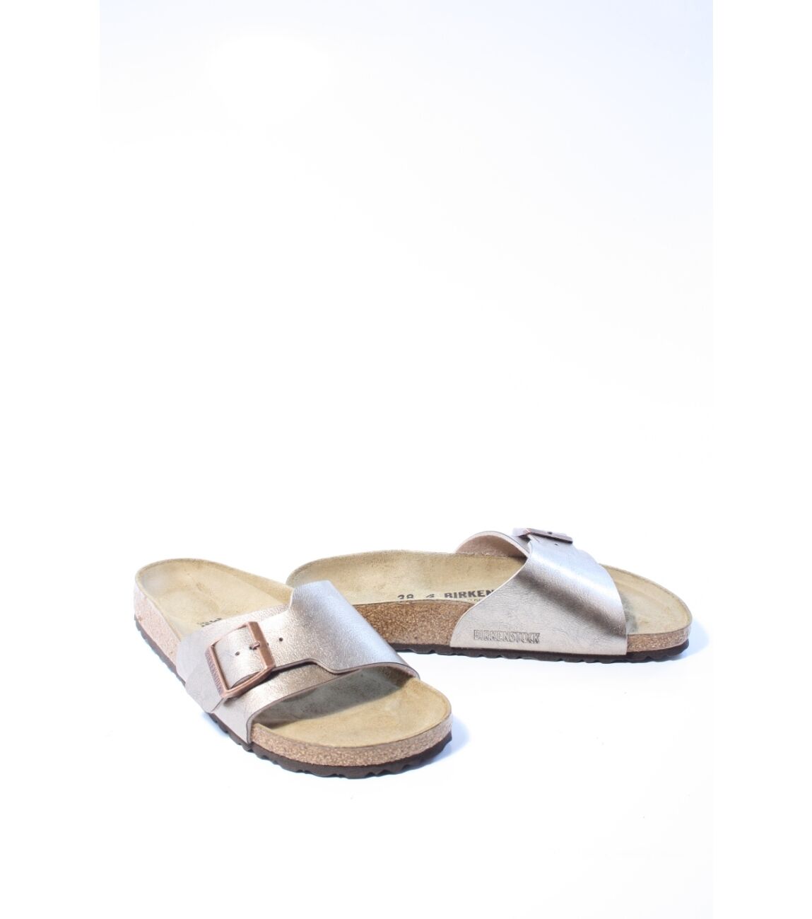 Birkenstock Dames slippers brons 37