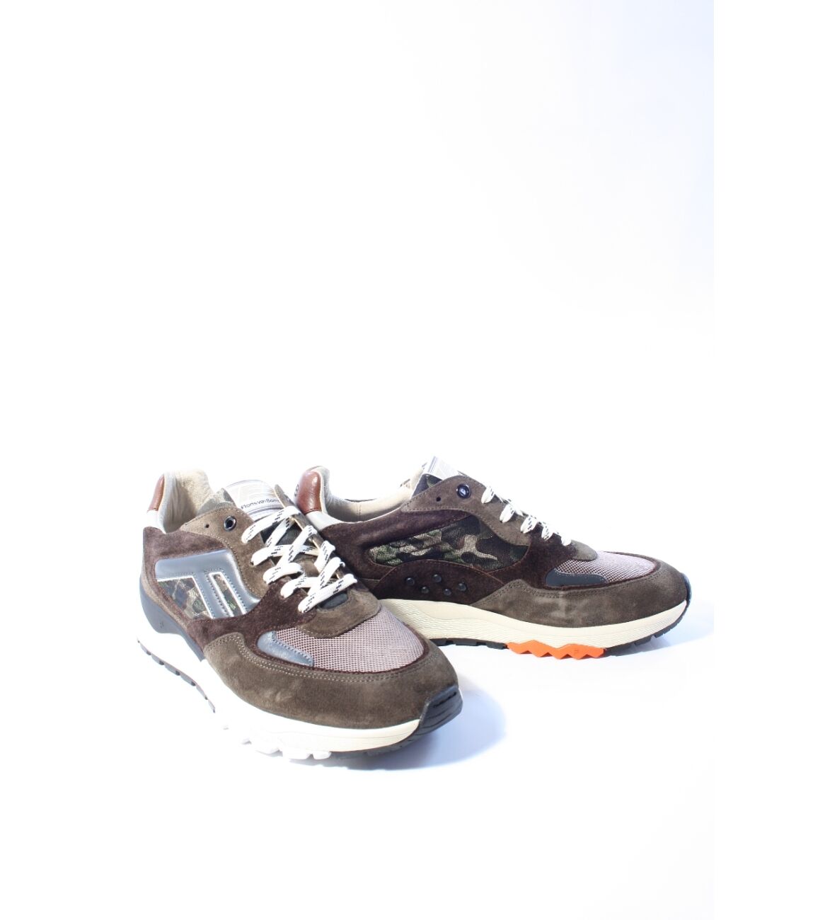 Floris van bommel Heren sneakers groen 10