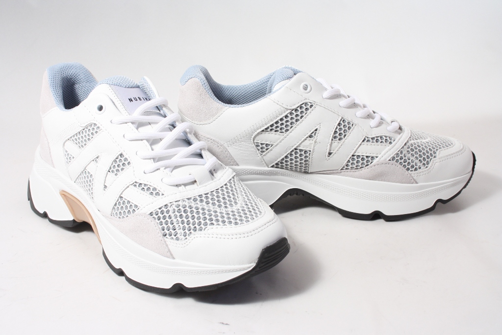 NUBIKK® Ross Trek Edge L | White Glitter Sneakers | Official webshop
