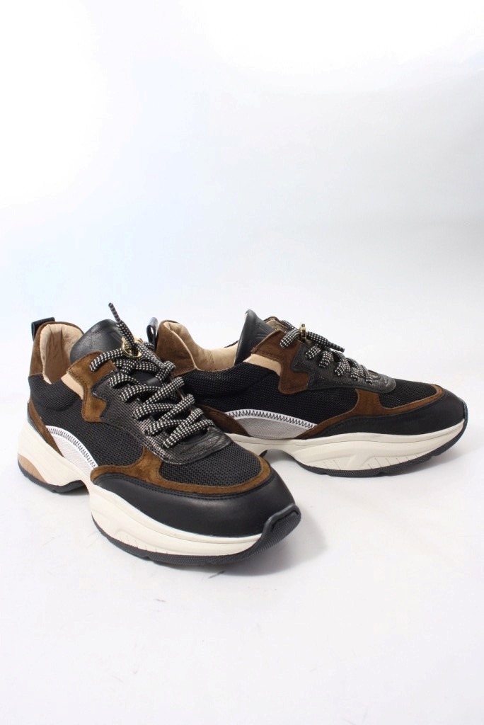 VIA VAI Pepper Jyll Sneakers - Bruin - Maat 39